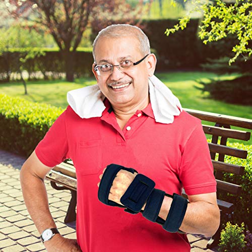 SterlaTech Stroke Hand Brace | Resting Hand Splint Left Medium | Corrective Support