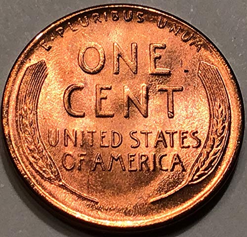 1945 S Lincoln Wheat Cent Red Penny Seller Mint State