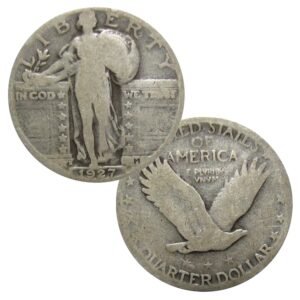 90% standing liberty quarters mixed dates 1 coin quarter circulated