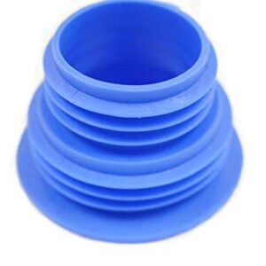 KRISMYA 3 Pack Drain Pipe Hose Silicone Plug,Washing Machine Drain Hose Seal - Silicone Sealing Plug Kitchen Pipe Sewer Seal Ring Washing Machine Laundry Room Bathroom Bathtub