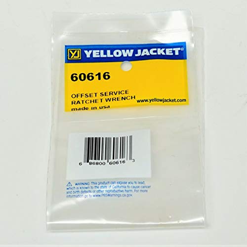 Yellow Jacket 60616 Offset Service Ratchet Wrench HVAC Refrigeration