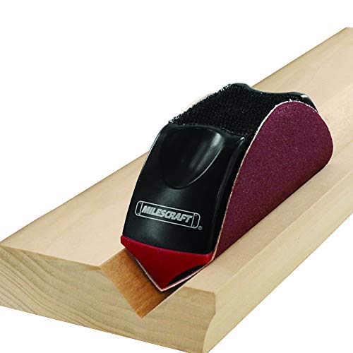 Milescraft 1620 SandPlane - Hand Sanding Tool for Intricate Surfaces, 5"