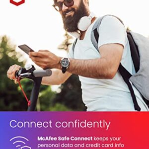 [Old Version] McAfee Safe Connect VPN 2022 | 5 Device | Internet Security and Privacy Software | Windows/Mac/ChromeOS/Android/iOS | 1 Year Subscription | Key Card