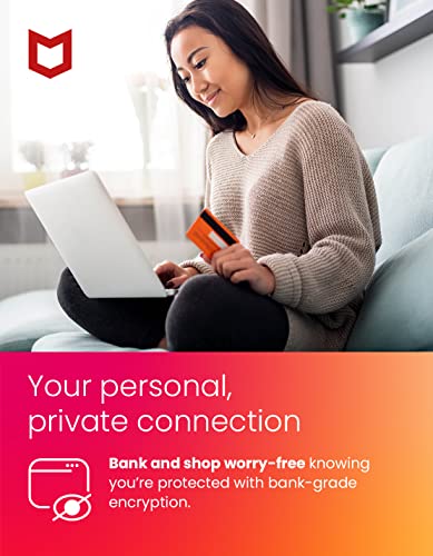 [Old Version] McAfee Safe Connect VPN 2022 | 5 Device | Internet Security and Privacy Software | Windows/Mac/ChromeOS/Android/iOS | 1 Year Subscription | Key Card