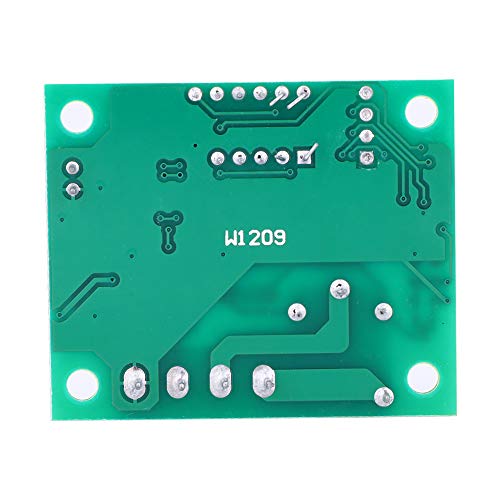 W1209 DC 12V Digital Temperature Controller Module - 2 PCS Electronic Thermostat Controller with Waterproof Sensor for Precise Temperature Control