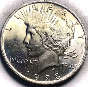 1923 p peace silver dollar seller mint state