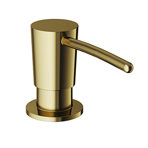 VIGO VGSD003MG 4.25" L -1.63" W -11.0" H Kitchen Soap Dispenser in Matte Brushed Gold