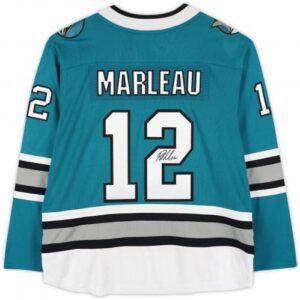 Patrick Marleau San Jose Sharks Autographed Teal Fanatics Breakaway Jersey - Autographed NHL Jerseys