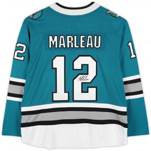 Patrick Marleau San Jose Sharks Autographed Teal Fanatics Breakaway Jersey - Autographed NHL Jerseys