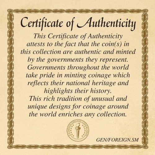 Pope John Paul II Coin | Genuine 50 Lire Commemorative Coin | Vatican City | Certificate of Authenticity – American Coin Treasures