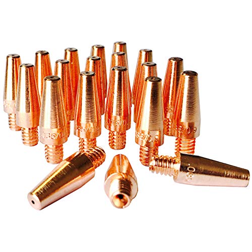 Mig Welding Contact Tips .035"(0.9mm) for Lincoln Magnum Pro 250/350 MIG guns,20PK Tapered Contact Tips .035" 250A/350A