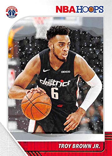 2019-20 Panini Hoops Winter #194 Troy Brown Jr. Washington Wizards NBA Basketball Trading Card