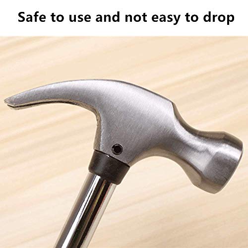 Mini Hammer- Mini Claw Hammer-Mini Claw Hammer Rubber Handle Household Carpet Wall Nail Remover With Non-Slip Shock Absorber