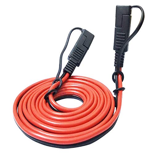 LINGYU SAE to SAE Extension Cable,Quick Disconnect Wire Harness SAE Connector, 14AWG Battery Charging Cablesfor Camp Trailer Solar Panels 2M/6.5FT