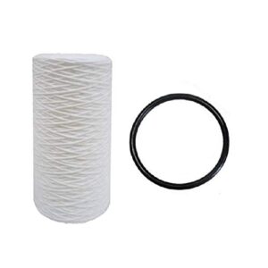 ipw industries inc. compatible for pelican water replacement 10 in. x 4.5 in. sediment filter & o-ring