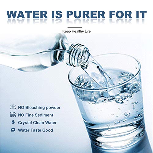 Membrane Solutions 5 Micron Sediment Water Filter Replacement Polypropylene Cartridge 20" x 2.5" for Whole House Filter System - 6 Pack