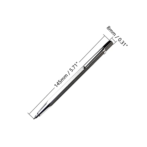 Utoolmart Scriber Etching 150mm Alloy Tungsten Engraving Pen with Clip for Glass Ceramics Metal Sheet 1pcs