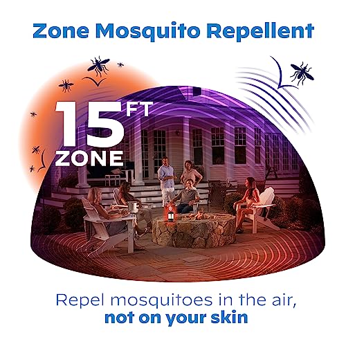 Thermacell Mosquito Repellent Patio Shield Lantern; Includes 12-Hour Refill; 15 Foot Zone of Protection; Highly Effective Mosquito Repellent for Patio; Bug Spray Alternative; Scent Free