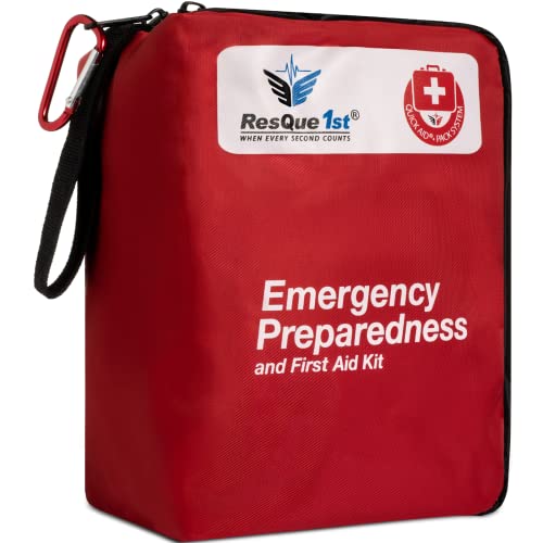 First Aid Kit for Home and First Aid Kit for Car - Travel First Aid Kit and Camping Gear - Travel Size Hiking First Aid Kit and First Aid Bag - Emergency Preparedness Items and First Aid Kit Survival