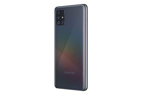 Samsung Galaxy A51 A515F 128GB DUOS GSM Unlocked Phone w/ Quad Camera 48 MP + 12 MP + 5 MP + 5 MP (International Variant/US Compatible LTE) - Prism Crush Black