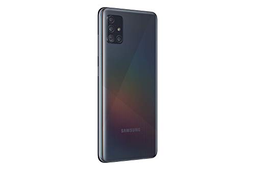 Samsung Galaxy A51 A515F 128GB DUOS GSM Unlocked Phone w/ Quad Camera 48 MP + 12 MP + 5 MP + 5 MP (International Variant/US Compatible LTE) - Prism Crush Black