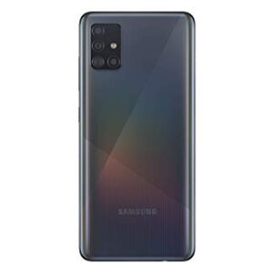 Samsung Galaxy A51 A515F 128GB DUOS GSM Unlocked Phone w/ Quad Camera 48 MP + 12 MP + 5 MP + 5 MP (International Variant/US Compatible LTE) - Prism Crush Black