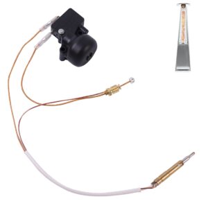calpalmy new propane gas patio heater repair replacement parts thermocoupler & dump switch control safety kit - 1-pack