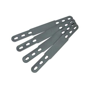 bon tool 50-736 repl strap setfor knee pad (set of 4) grey, medium