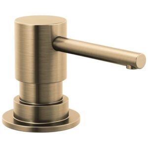 delta faucet rp100734cz trinsic metal soap dispenser, champagne bronze