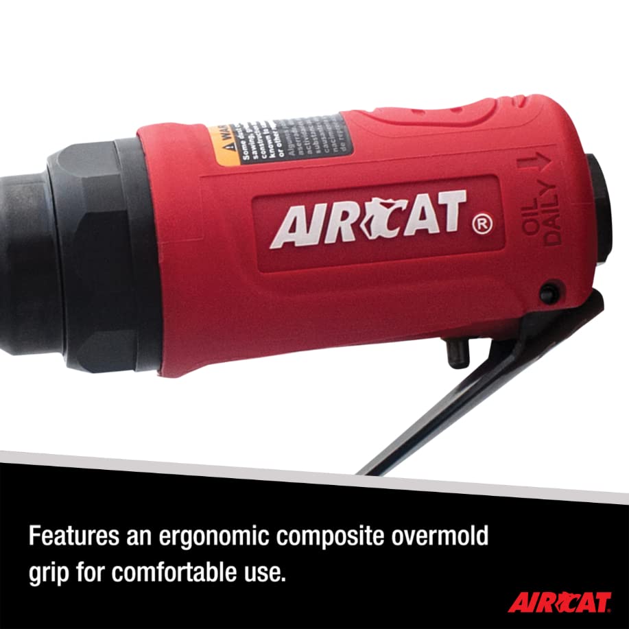 AIRCAT Pneumatic Tools 807-25: Mini Palm Ratchet 300 RPM, 35 ft-lbs Maximum Torque - 1/4-Inch