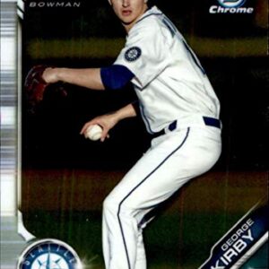 2019 Bowman Draft Chrome#BDC-115 George Kirby Seattle Mariners Baseball Card