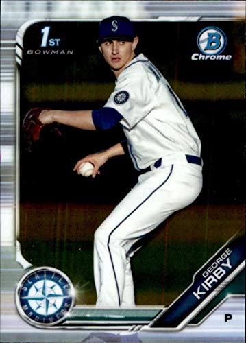 2019 Bowman Draft Chrome#BDC-115 George Kirby Seattle Mariners Baseball Card