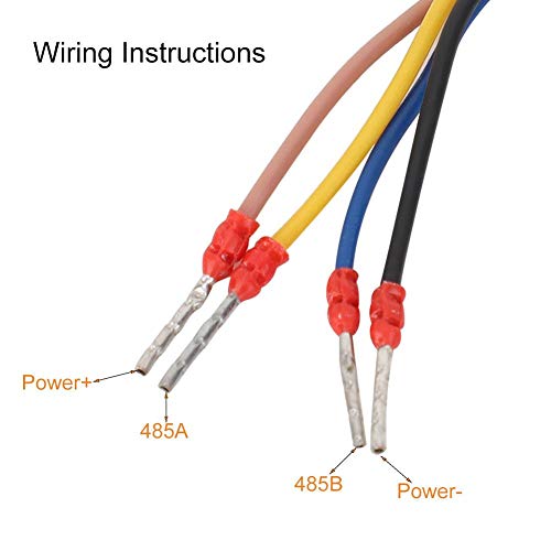 Single Soil Moisture Sensor,Jadpes Soil Moisture Sensor Humidity Temperature Electrical Conductivity Tester Meter RS485 Output