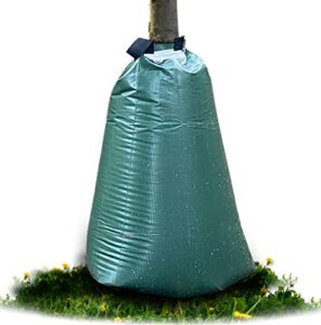 tree soaker tree watering bag | 20 gallon slow release drip tree irrigation system | watering bag for trees and landscaping
