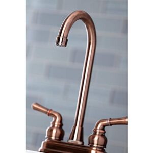 Kingston Brass KB496 Magellan Bar Faucet, Antique Copper, 2.75 x 2.75 x 2.13