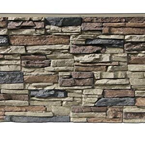 Tritan BP - Lightning Ridge 48 in. x 24 in. Class A Fire Rated Faux Stone Siding Panel Finished Nature Spirit