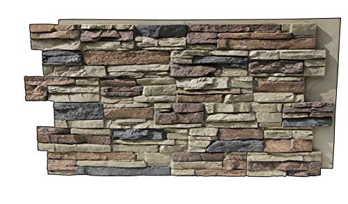 Tritan BP - Lightning Ridge 48 in. x 24 in. Class A Fire Rated Faux Stone Siding Panel Finished Nature Spirit