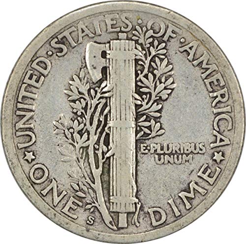 1924 S Mercury Dime VF