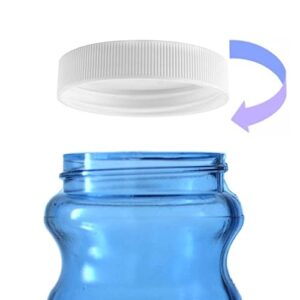 screw-on caps compatible with 1-5 gallon bluewave, new wave enviro, pureaqua brand water jugs, 48mm size bottle lids, 2pk