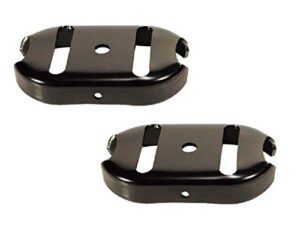 2 pack skid shoes compatible with murray snapper or simplicity 1727854bmyp 2177434c