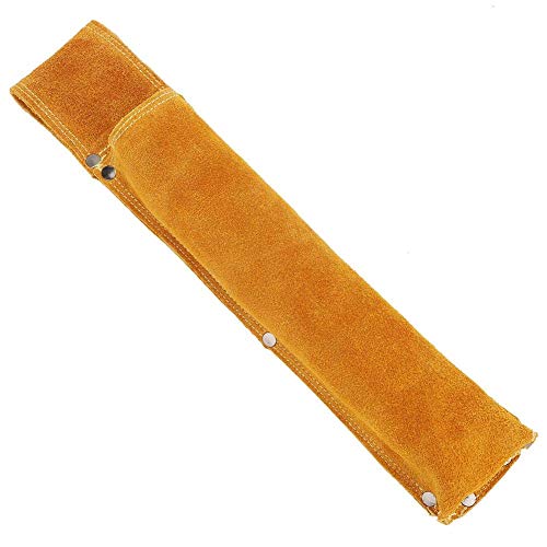 Welding Rod Holder, Wearable Thickened Cowhide Anti-Scald Welder Hardware Tool Waist Bag 6 x 25 x 32cm / 2.4 x 9.8 x 12.6in