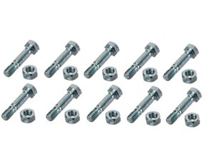 mdairc replace 303160355 for ariens 5/16th deluxe snow blower shear bolt 1.31" length (10 pcs)