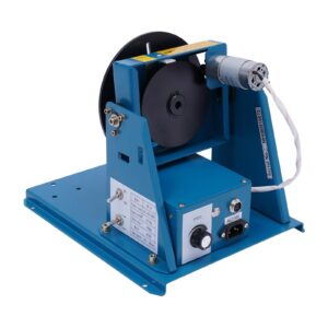 Rotary Welding Positioner Turntable Table 10KG 22LB Welding Positioner Positioning Turntable 0-90° Welder Positioner Turntable Machine 2-20RPM Adjustable Speed Positioning Rotary Turn Table