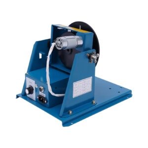 Rotary Welding Positioner Turntable Table 10KG 22LB Welding Positioner Positioning Turntable 0-90° Welder Positioner Turntable Machine 2-20RPM Adjustable Speed Positioning Rotary Turn Table