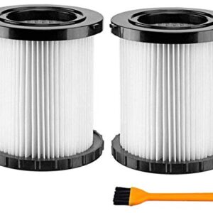 DCV5801H Hepa Replacement Filter Compatible for DeWalt DCV580 & DCV581H Wet Dry Vacuum Pack of 2