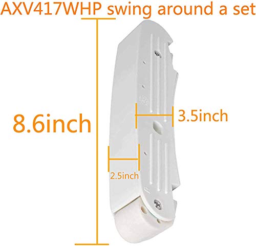 AXV417WHP Pool Cleaner Pod Swing Kit, Upgrade AXV604WHP Front and Rear Bezels with AXV414P Pod Shoes Compatible with Hayward Navigator Pool Vacuum Body Ultra Pool Cleaner Part