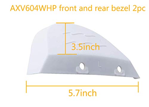 2023 𝙐𝙥𝙜𝙧𝙖𝙙𝙚 AXV417WHP Pool Cleaner Pod Swing Kit,AXV604WHP Front and Rear Bezels, White AXV414P Pod Shoes Compatible with Hayward Navigator Pool Vac Ultra Pool Cleaner Parts