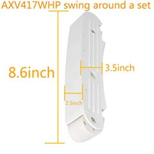 2023 𝙐𝙥𝙜𝙧𝙖𝙙𝙚 AXV417WHP Pool Cleaner Pod Swing Kit,AXV604WHP Front and Rear Bezels, White AXV414P Pod Shoes Compatible with Hayward Navigator Pool Vac Ultra Pool Cleaner Parts