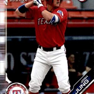 2019 Bowman Draft Baseball #BD-7 Josh Jung Texas Rangers Official MLB Trading Card produced by Topps