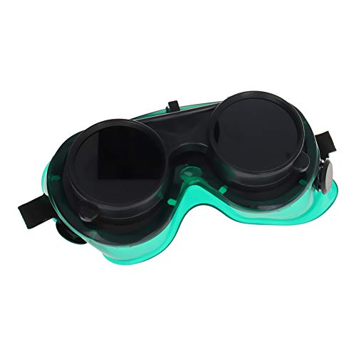 Othmro Flip Up Front Welding Goggles Safety Glasses Eye Protection Welder Goggles with Welders Glass Protective Glasses for Welding Soldering Torching Brazing Metal Cutting